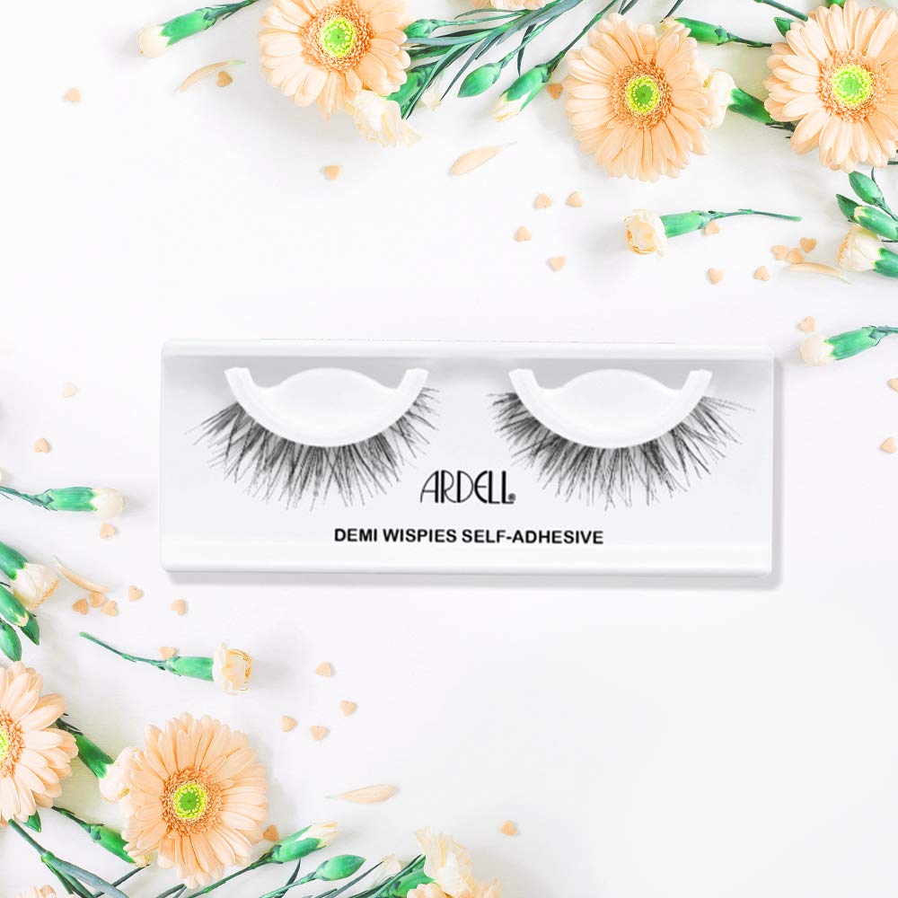 Ardell Self-Adhesive Demi Wispies – Reusable 4-Pack, Lightweight & Natural Look