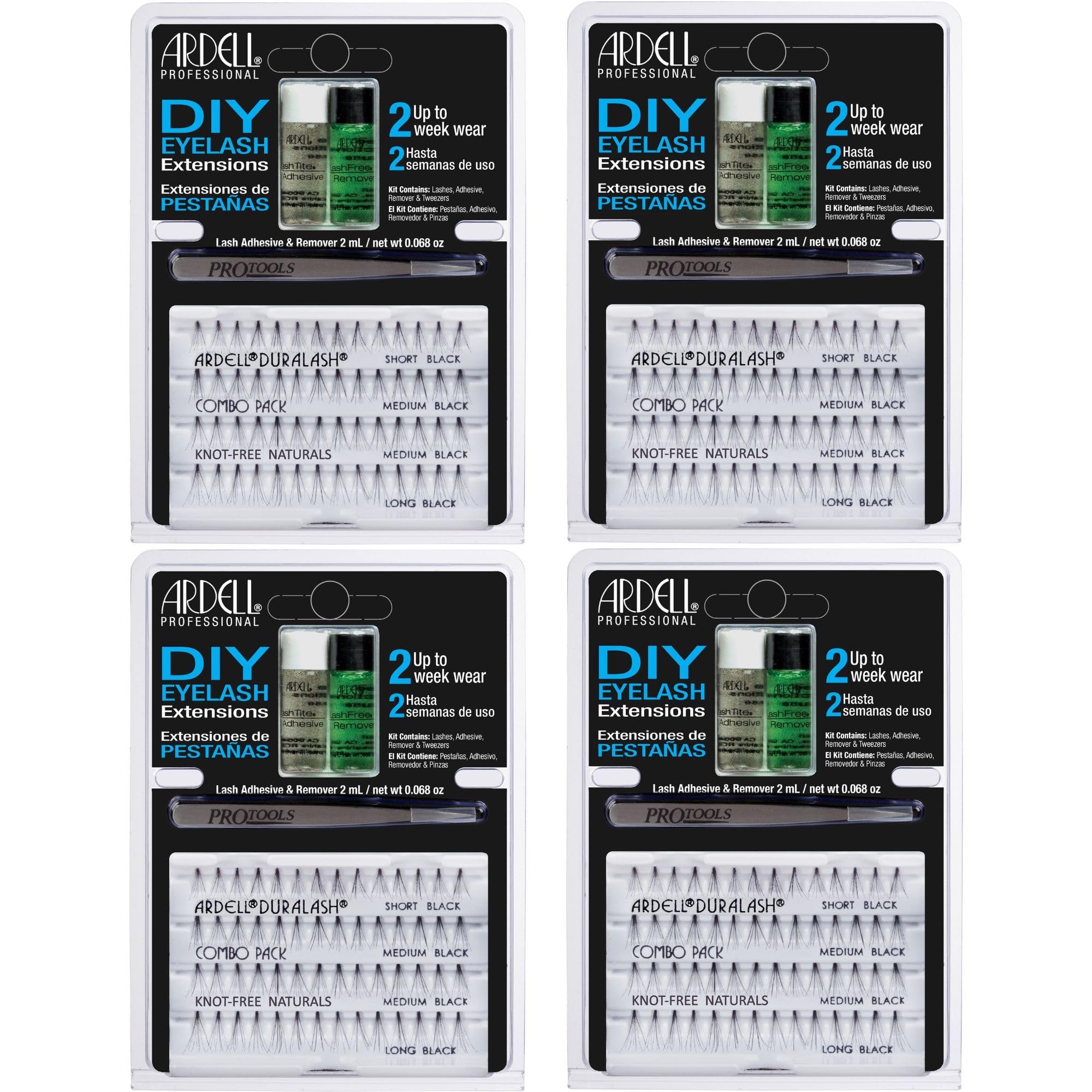Ardell Lash DIY Extension Kit 4-Pack – At-Home Salon-Quality Lash Looks