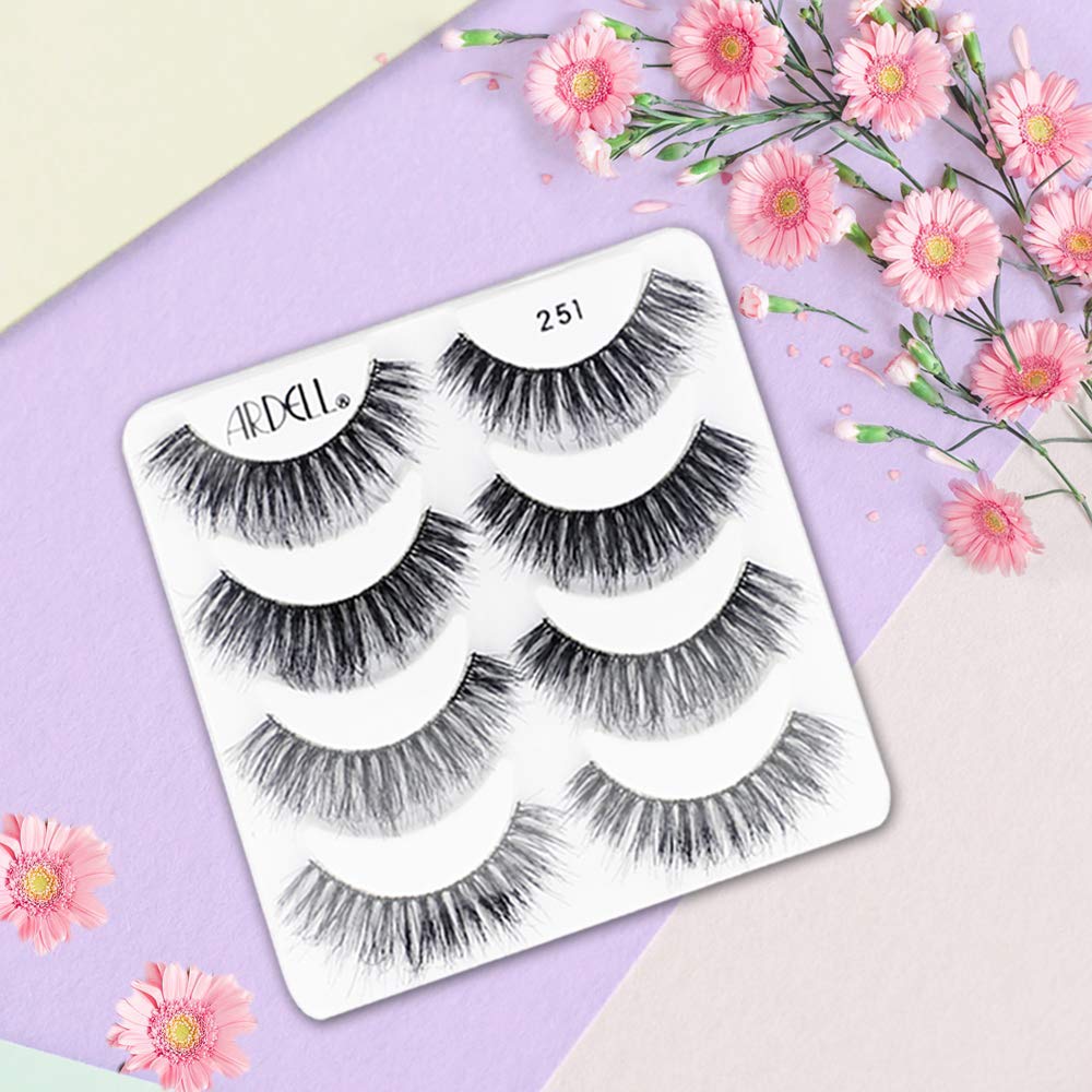 Ardell Mega Volume 251 Lashes – Fluffy, Dramatic Full-Strip Lashes (2-Pack)