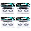 Ardell Natural Lashes 117 – Black, Flared Wispy Strip Lashes (4 Pack)