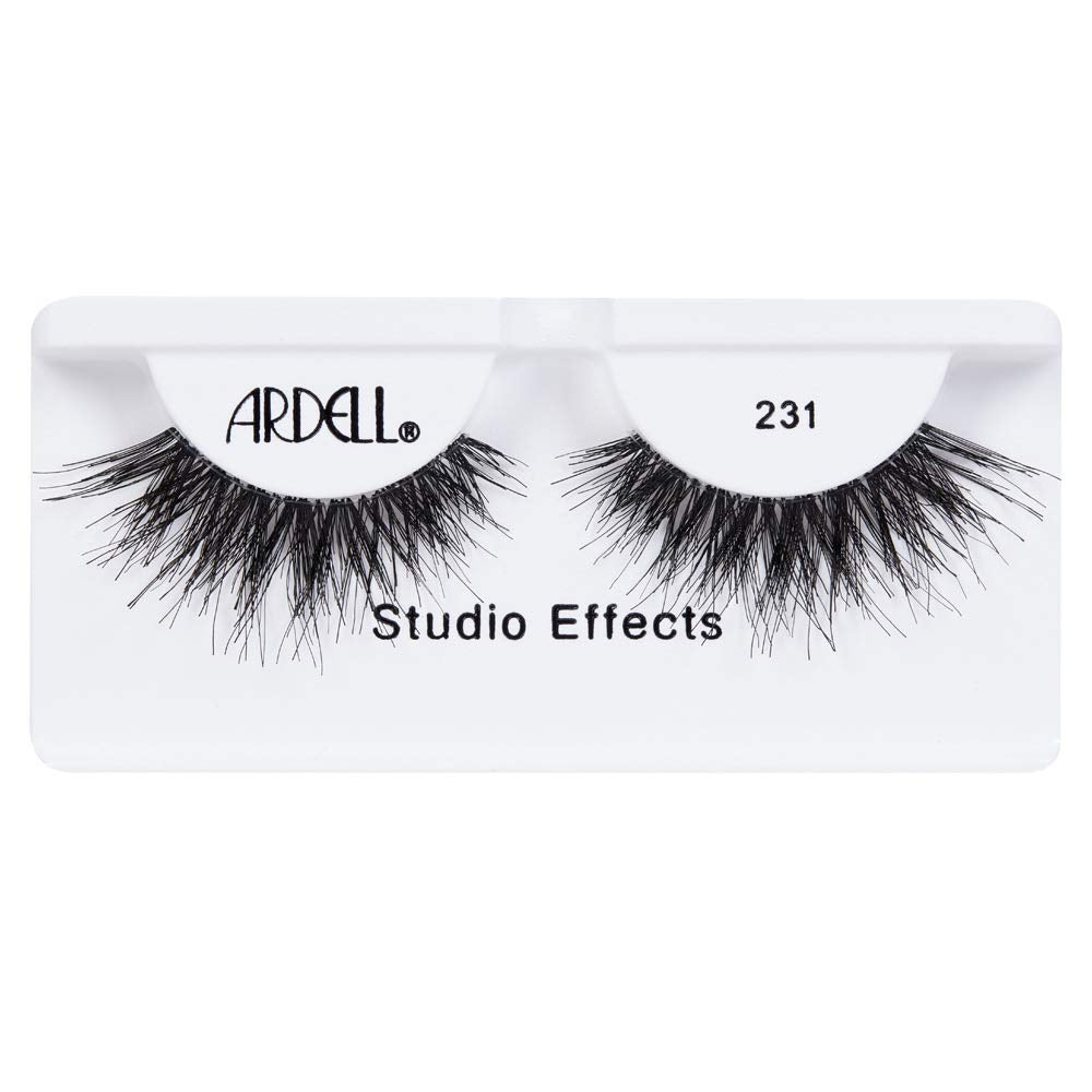 Ardell Studio Effects 231 Lashes – Dramatic Volume, Reusable, 4-Pack
