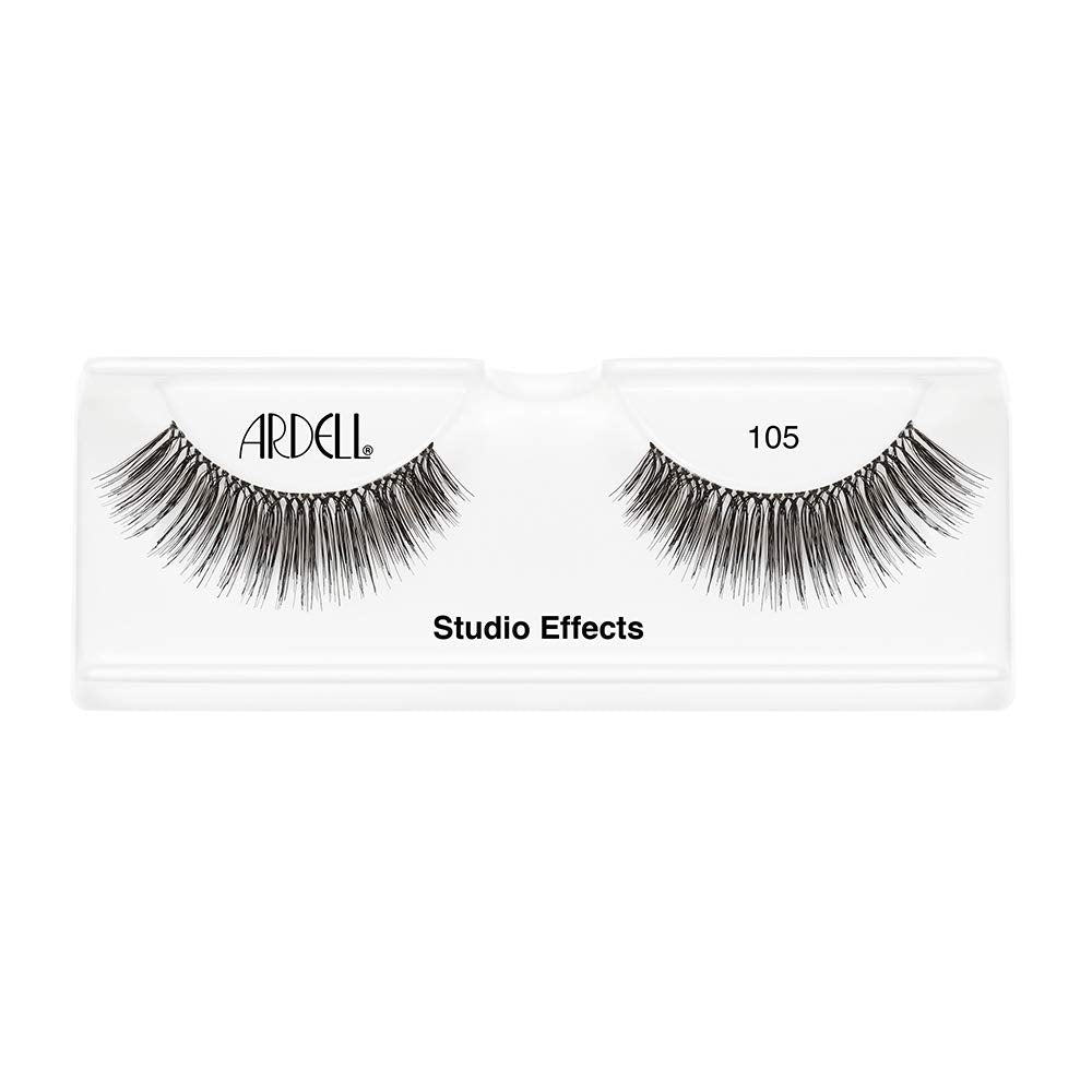 Ardell Studio Effects 105 False Eyelashes – Custom Layered, Reusable 4-Pack for Dramatic Eye Look