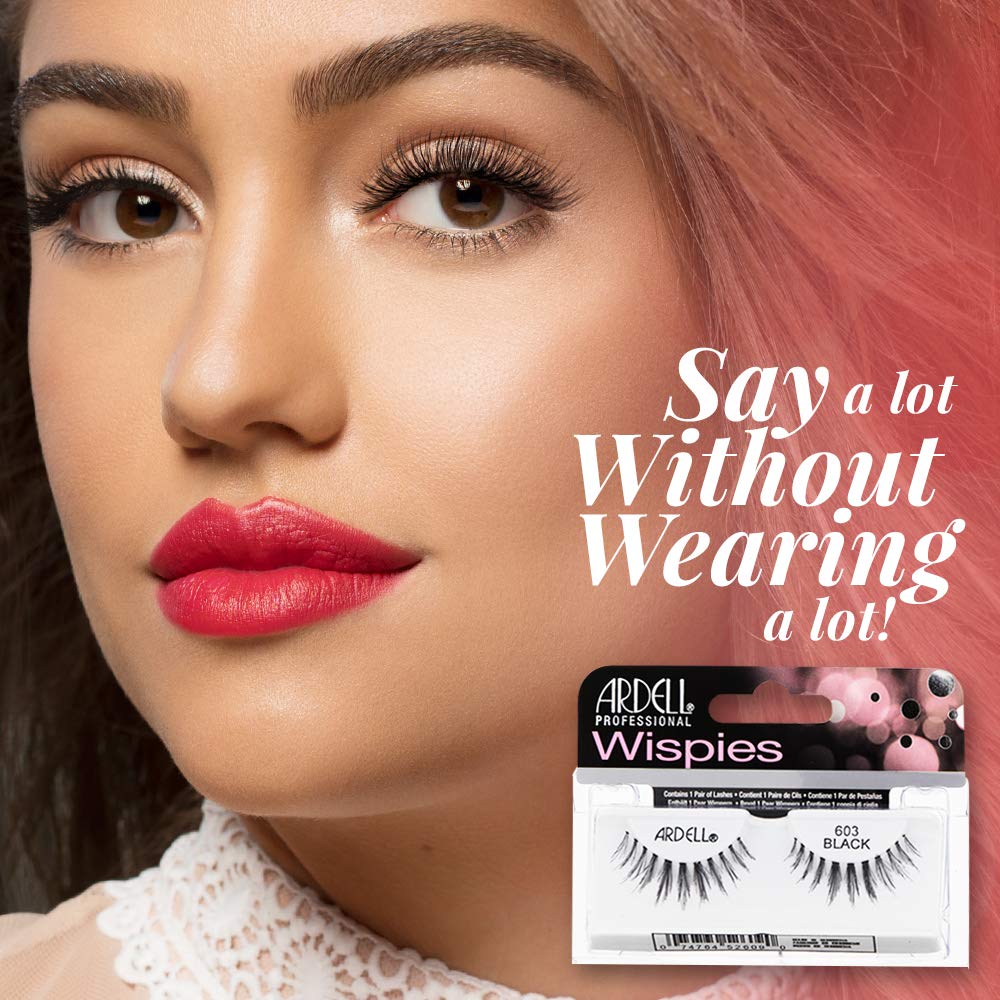 Ardell Wispies Cluster 603 – Lightweight Natural Demi Lashes (4 Pack)