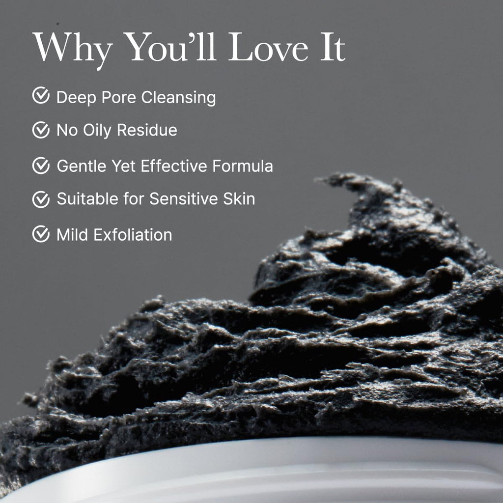 ARENCIA Black Tea Rice Mochi Cleanser – Pore Care & Sebum Control, 120g