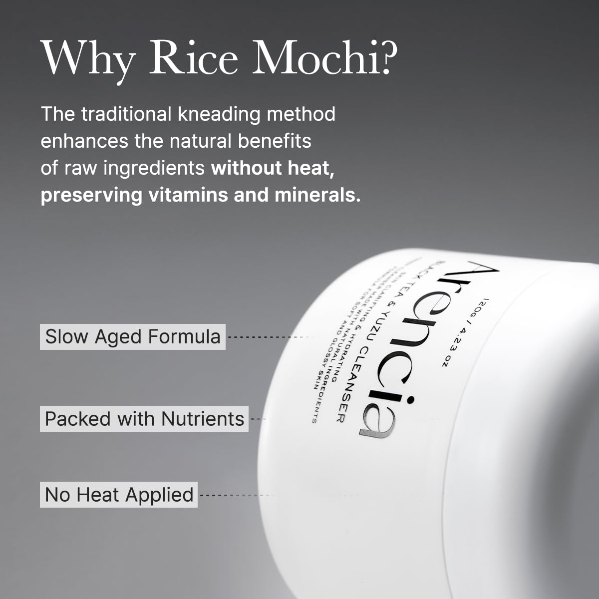 ARENCIA Black Tea Rice Mochi Cleanser – Pore Care & Sebum Control, 120g