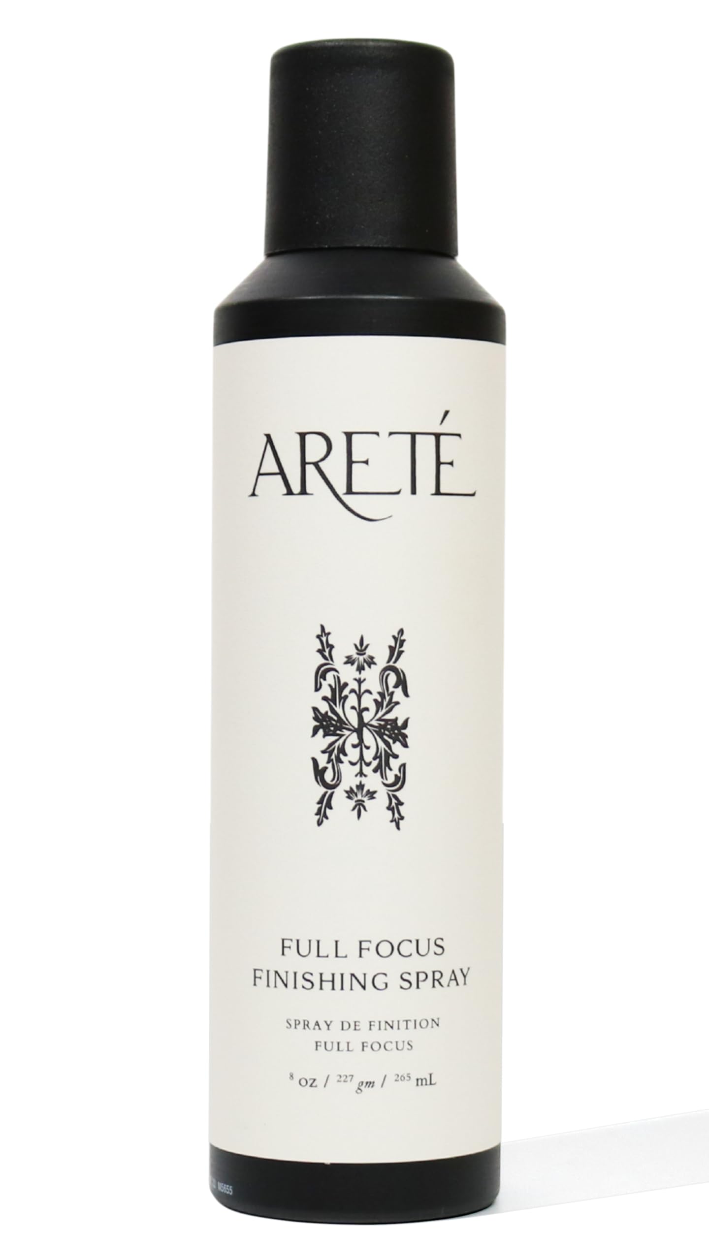 ARETÉ Full Focus Finishing Spray – Strong Buildable Hold, Shiny Finish, Anti-Frizz Hairspray for Women | Made in USA 8oz