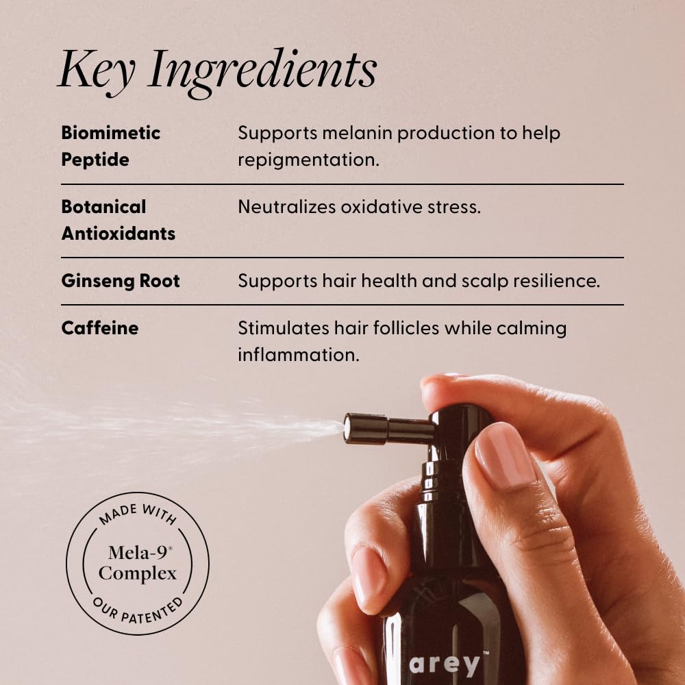 Arey To The Root Hair Serum | Slow Grey Hair & Pigment Preservation (3–6 Months) | Vegan, Oil-Free