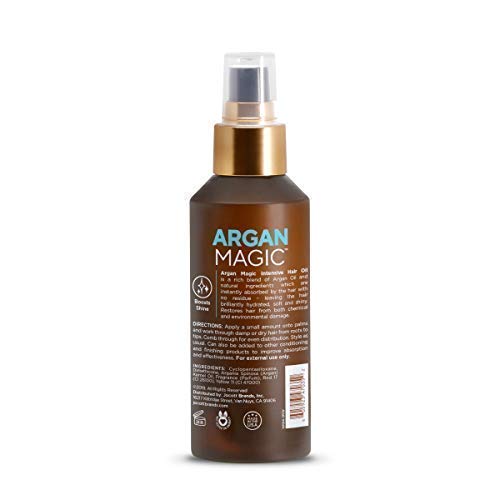 Argan Magic Defining Curl Cream & Hair Oil Combo Pack – Defines Curls, Adds Shine | Made in USA | Paraben Free