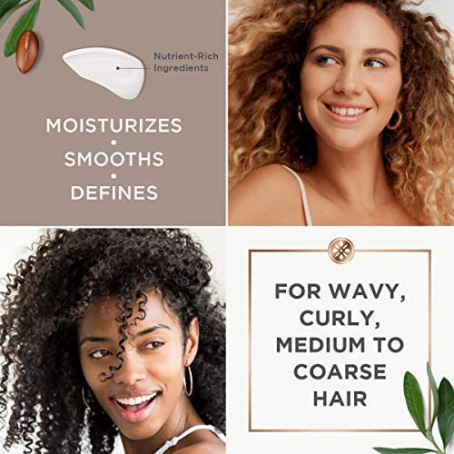 Argan Magic Defining Curl Cream & Hair Oil Combo Pack – Defines Curls, Adds Shine | Made in USA | Paraben Free