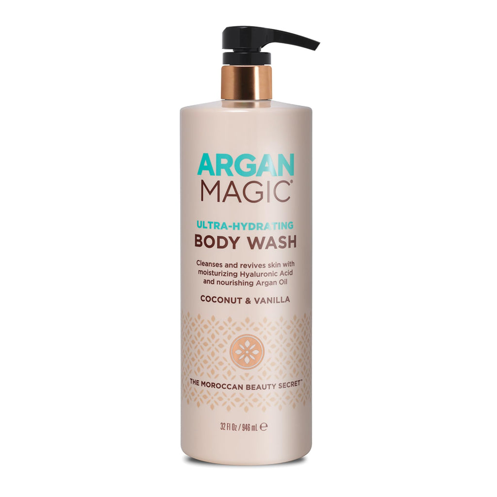 Argan Magic Ultra-Hydrating Body Wash with Hyaluronic Acid & Argan Oil | Made in USA
