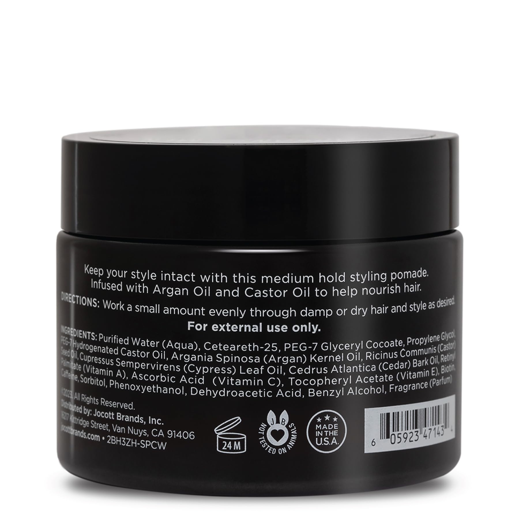 Argan Magic Medium Hold Pomade with Argan Oil – 8 oz (2-Pack) – Made in USA, Cruelty Free