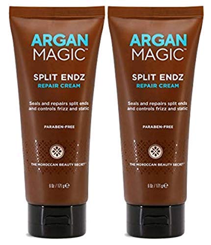 Argan Magic Split Endz Repair Cream — Binds Frayed Ends, Frizz Control, 2-Pack