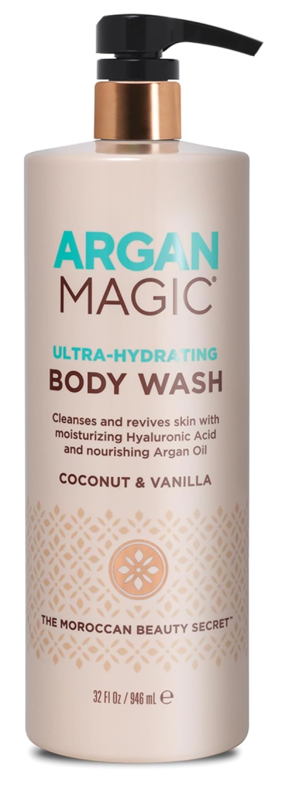 Argan Magic Ultra-Hydrating Body Wash with Hyaluronic Acid & Argan Oil | Made in USA