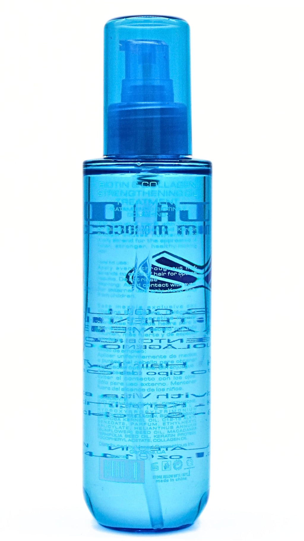 Argan Oil From Morocco Biotin & Collagen Strengthening Oil Treatment | 4.8 Fl Oz – Blue