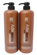 Argan Oil Thairapy Moroccan Argan Shampoo & Conditioner Set – Ultra Hydrating, Color Safe, UV Protected (2 x 33 oz)