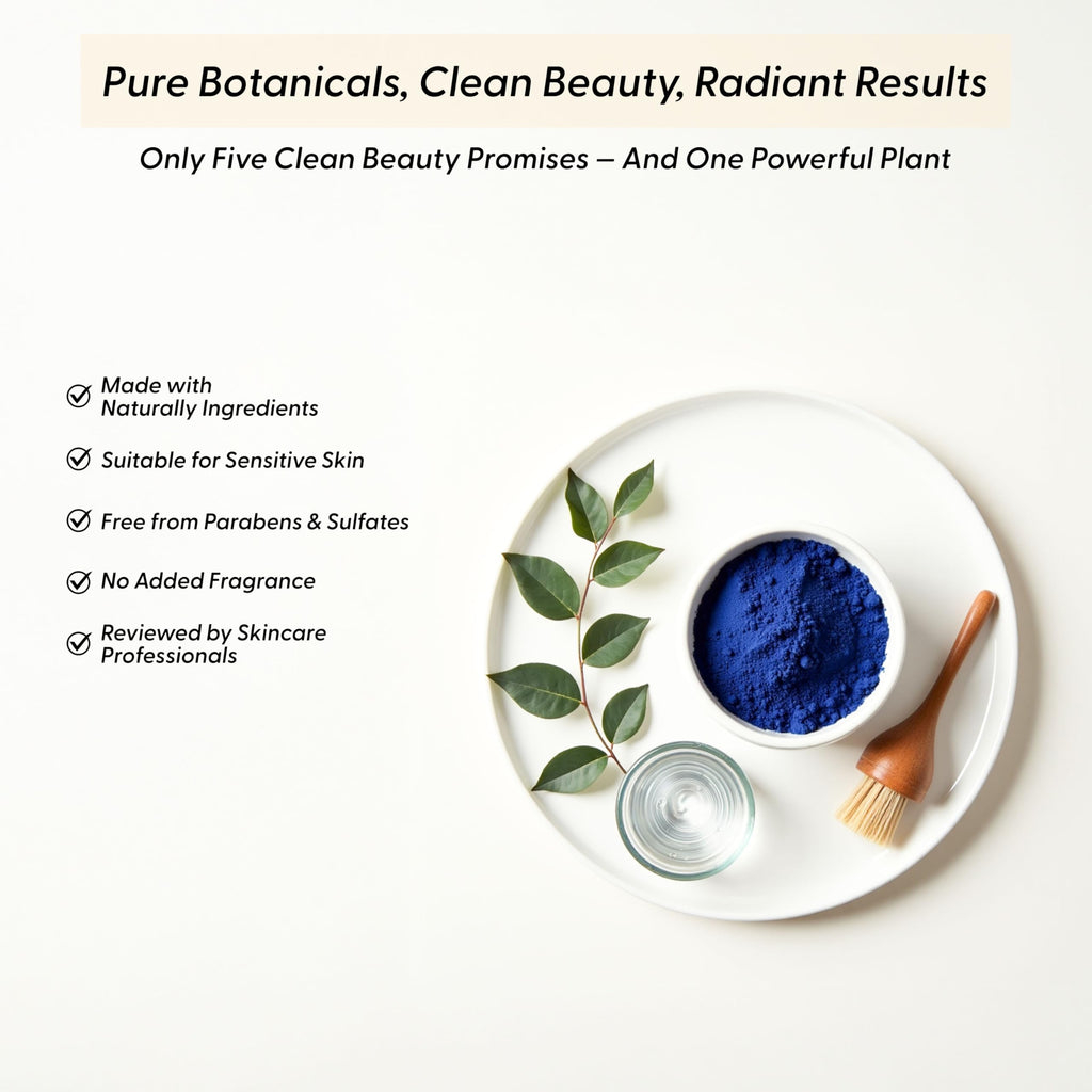 Argaviva Moroccan Nila Powder — Natural Blue Clay Mask for Face, Body & Hair