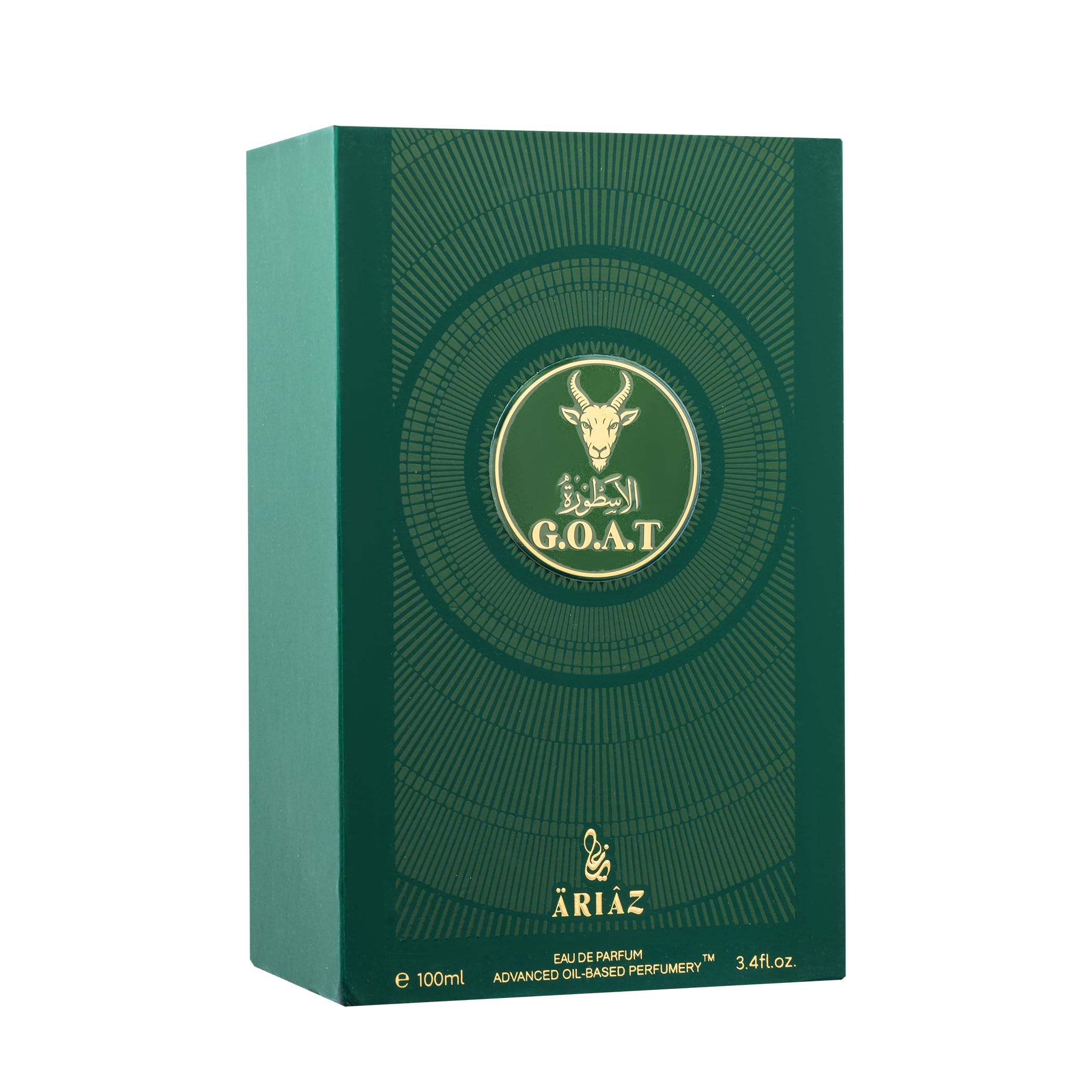 ARIAZ G.O.A.T Men Eau De Parfum – Amber Vanilla & Spice for Fall & Winter