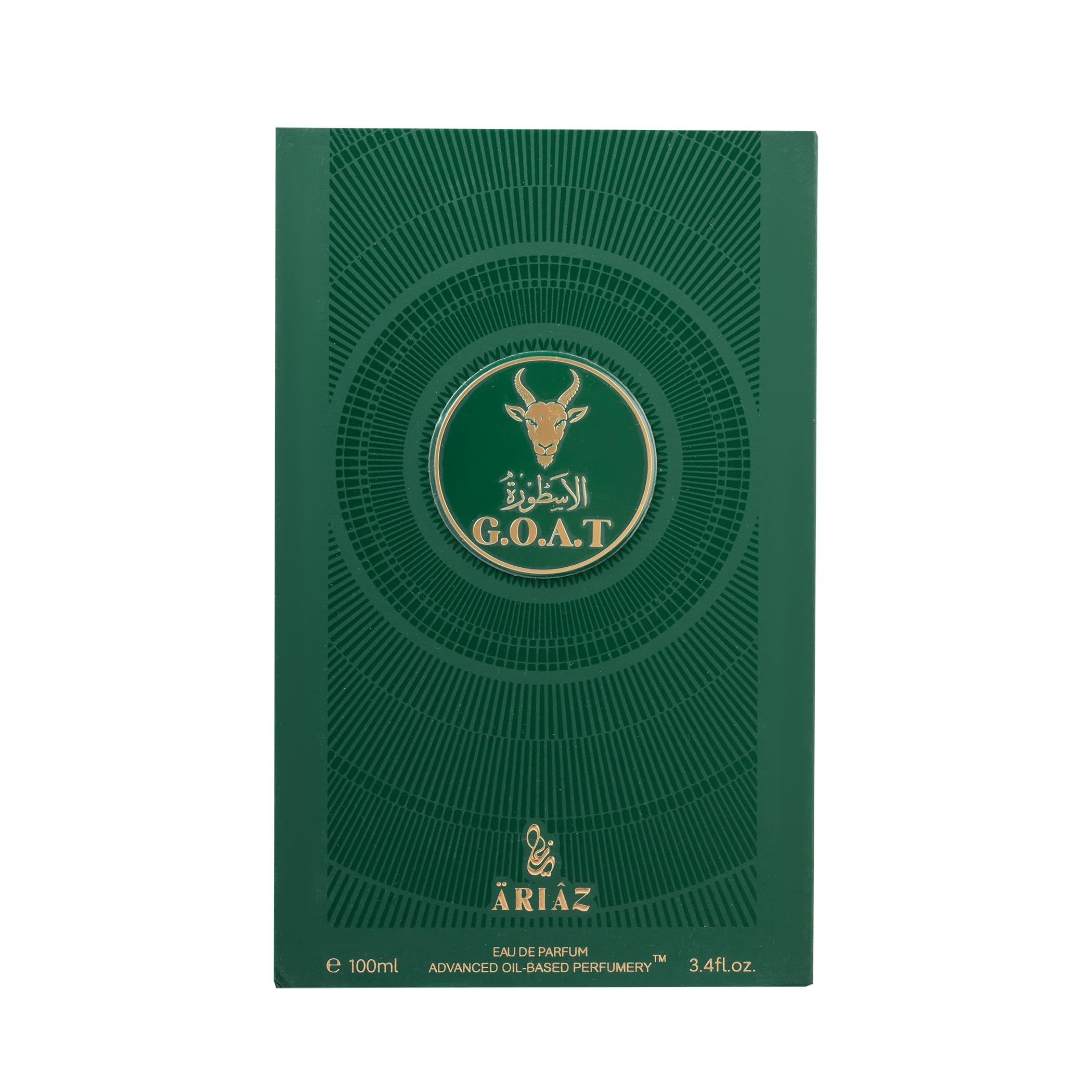 ARIAZ G.O.A.T Men Eau De Parfum – Amber Vanilla & Spice for Fall & Winter