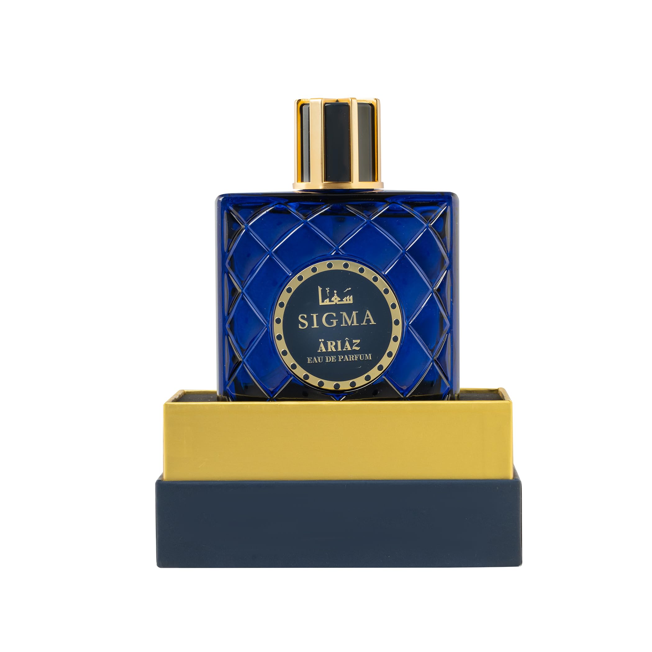 ARIAZ Sigma Men’s Eau De Parfum 3.4 Oz | Fresh Spicy Aromatic Cologne for Daytime
