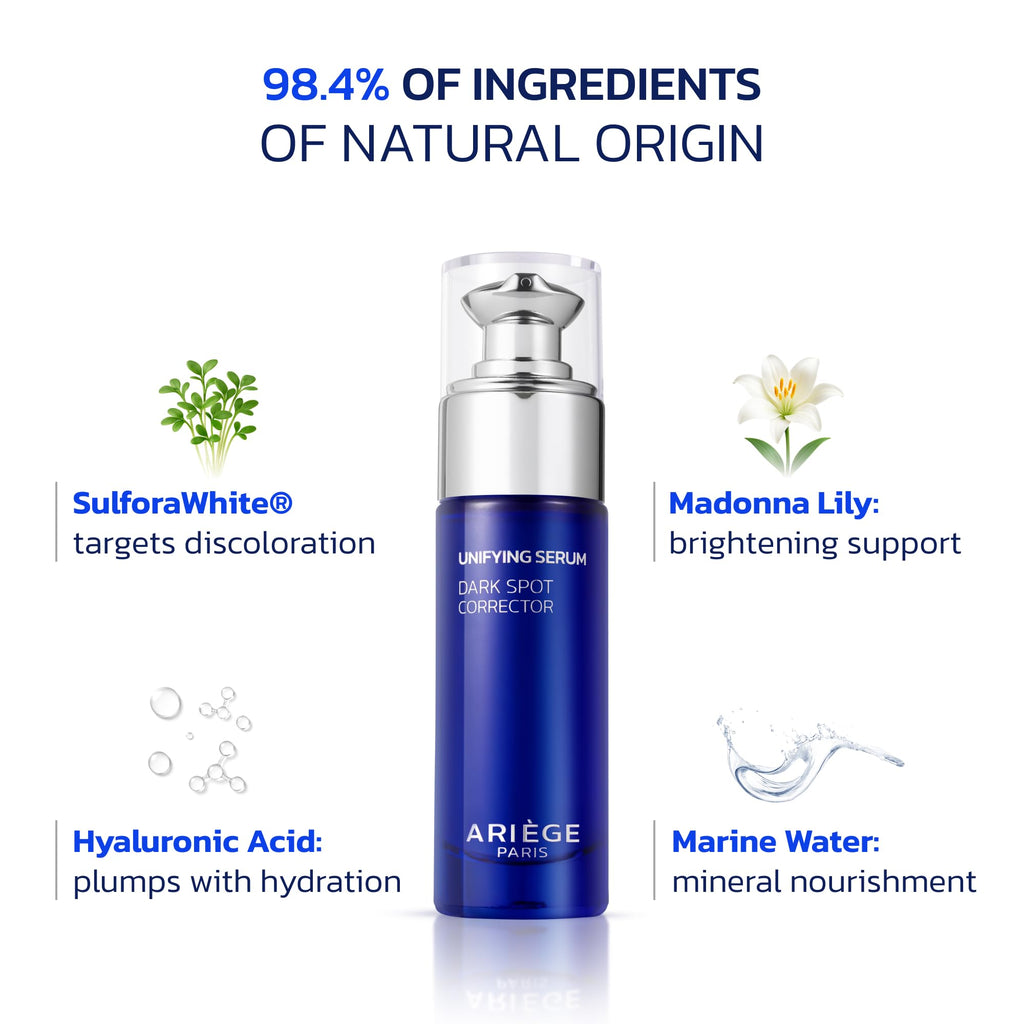 ARIÈGE PARIS Ariege Dark Spot Corrector Serum – Hyaluronic Acid, Made in France | 1 oz