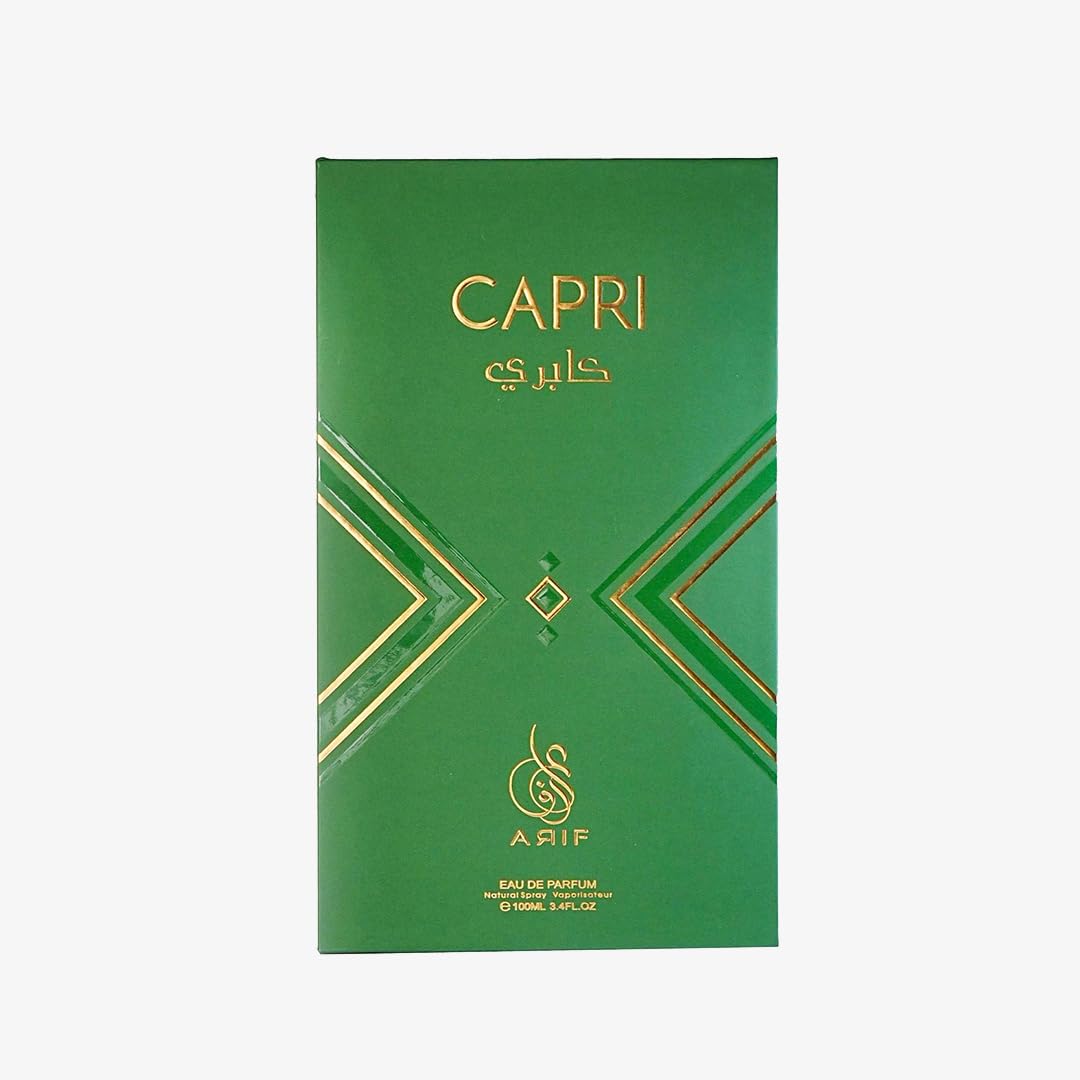 ARIF Capri Perfume for Women – Fresh Aromatic Eau de Parfum with Lychee, Jasmine, Turkish Rose & Petalia | 3.4 oz