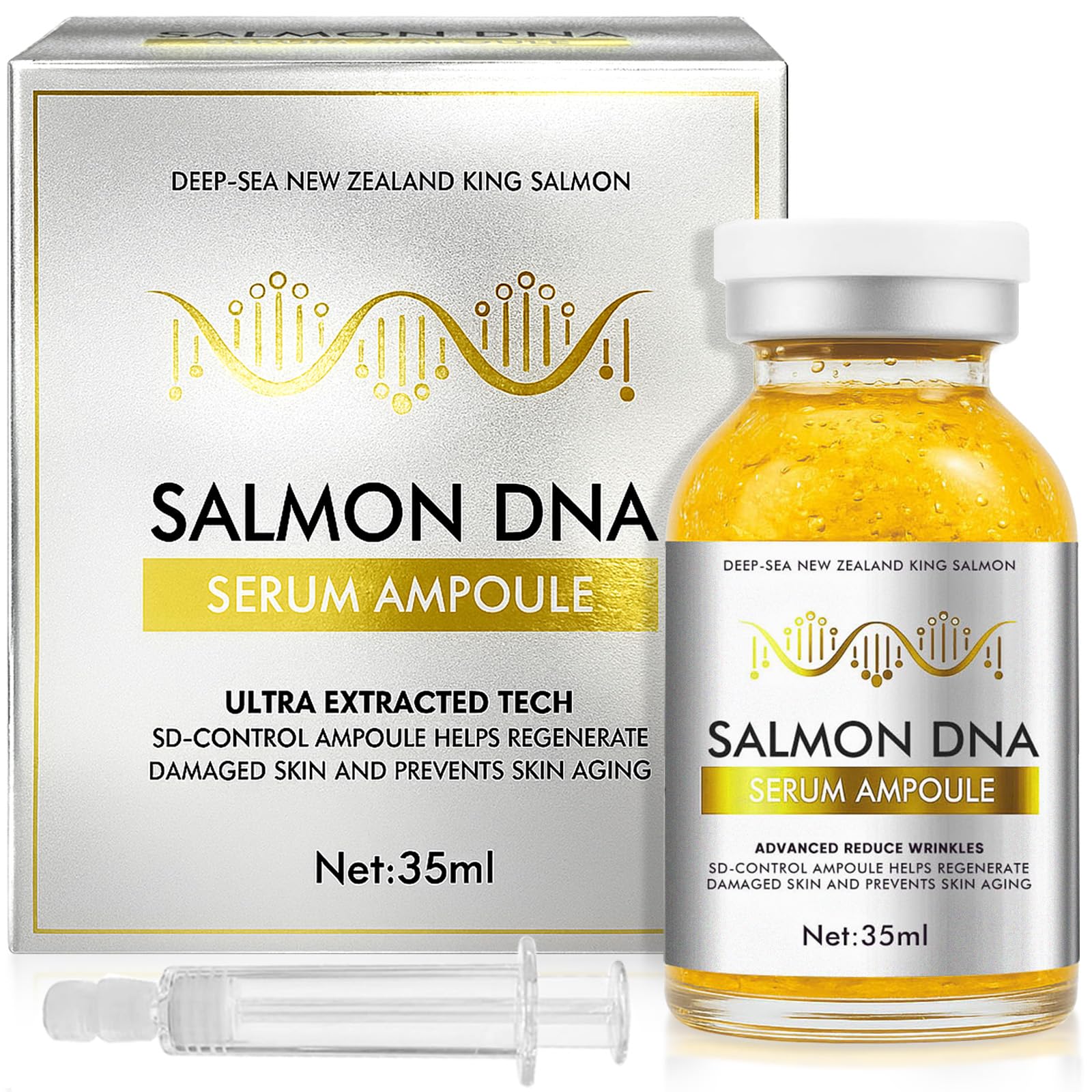 ARIOS Salmon DNA Ampoule 35ml – Hydration, Anti-Aging & Barrier Support