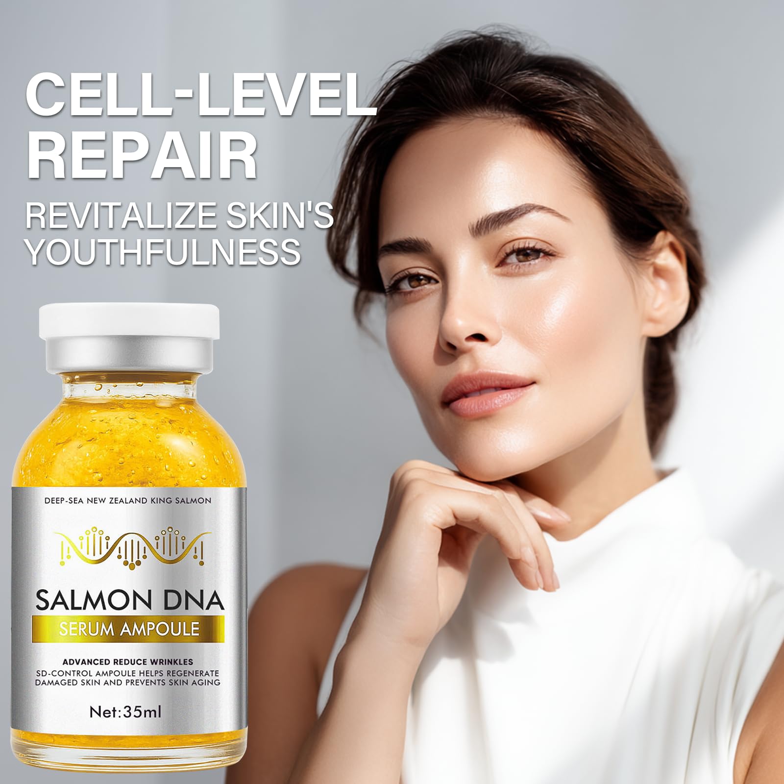 ARIOS Salmon DNA Ampoule 35ml – Hydration, Anti-Aging & Barrier Support