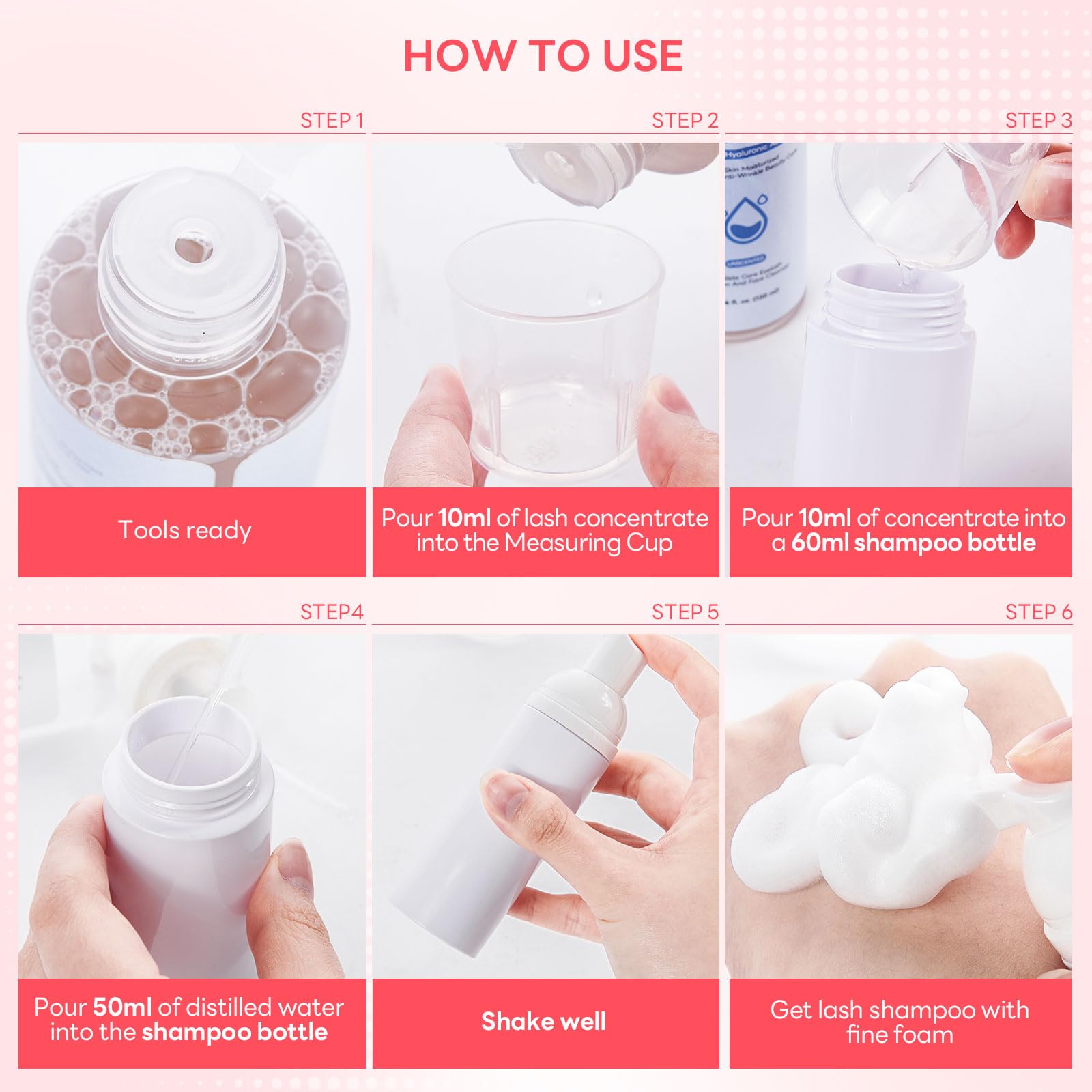 ARISON LASHES Eyelash Cleanser Concentrate | Gentle Lash Extension Cleanser