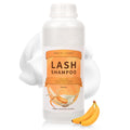 Arison Lashes Eyelash Extension Shampoo 600ml – Banana Foaming Cleanser for Extensions & Natural Lashes (Oil-Free, Paraben & Sulfate Free) – Professional & Self-Use