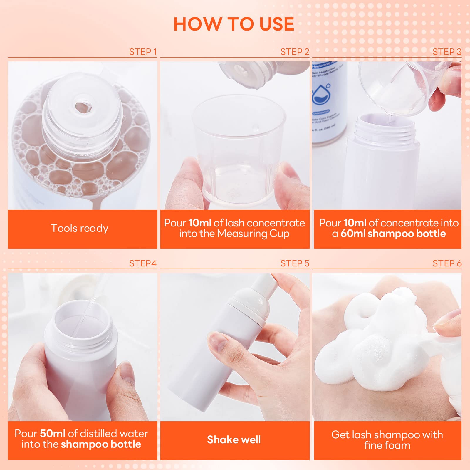 ARISON LASHES Eyelash Cleanser Concentrate — Dilution Formula for Lash Extensions