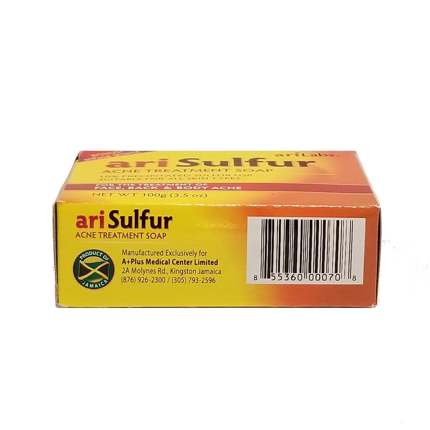 ariSulfur Acne Treatment Soap 3.5oz – Purifying Sulfur Cleanser
