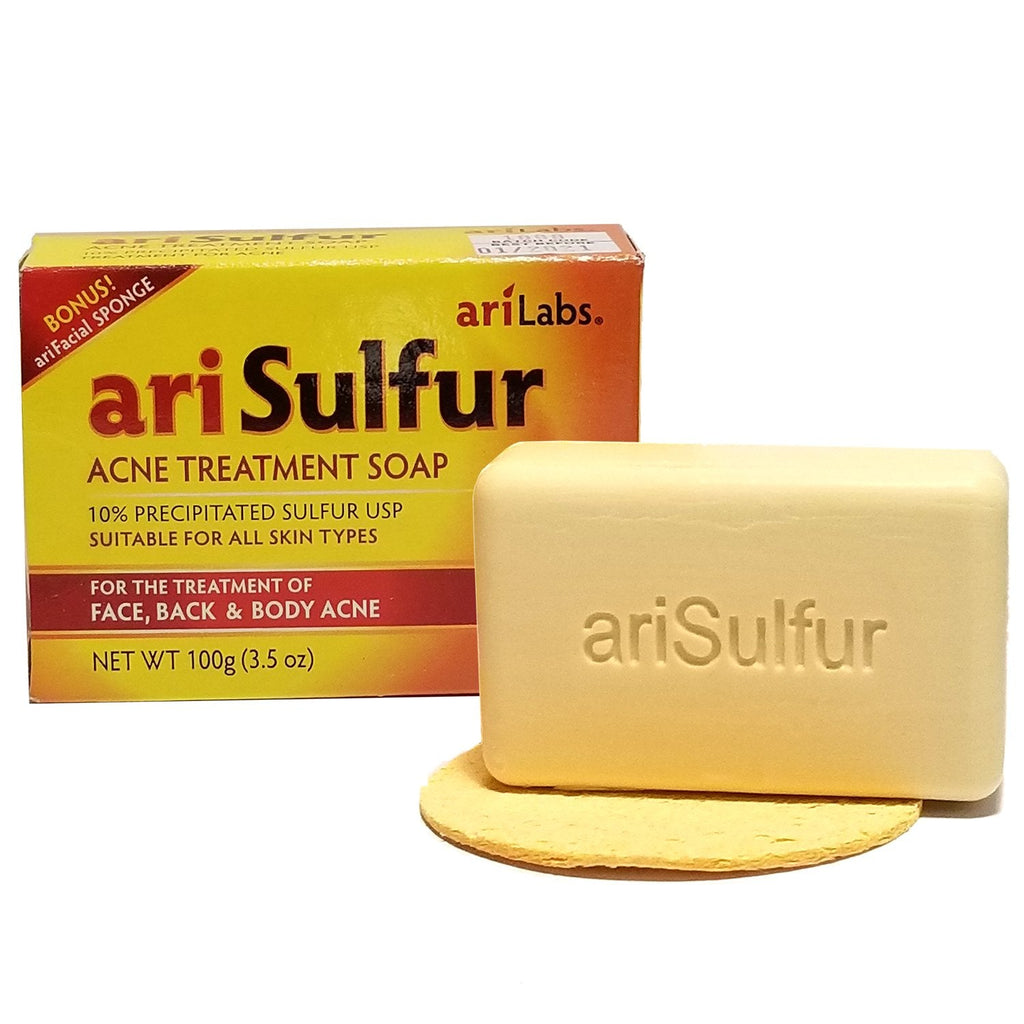 ariSulfur Acne Treatment Soap 3.5oz – Purifying Sulfur Cleanser