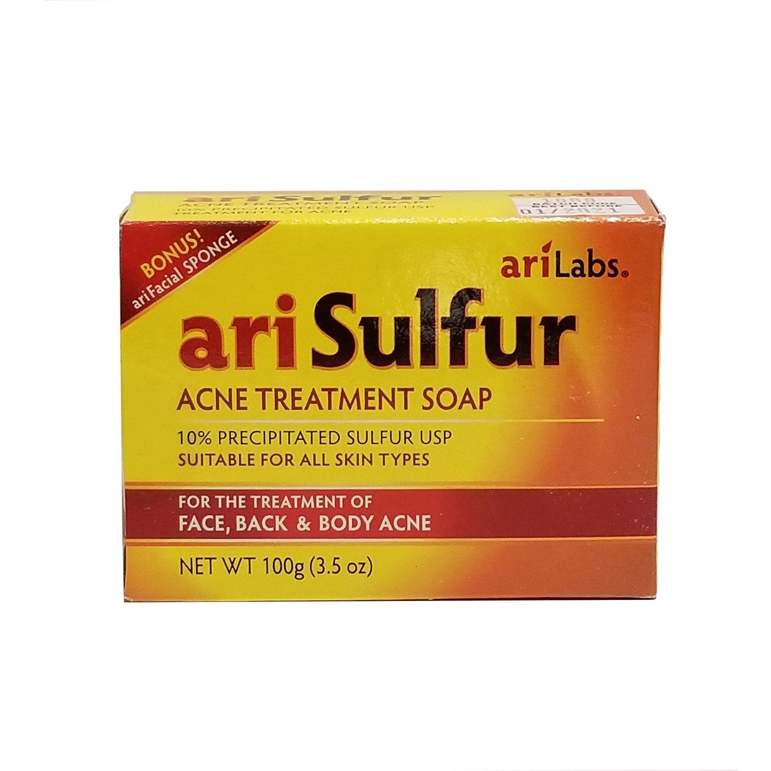 ariSulfur Acne Treatment Soap 3.5oz – Purifying Sulfur Cleanser