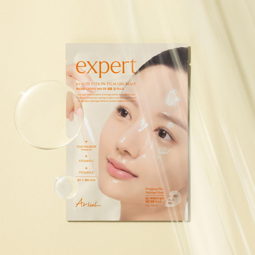 Ariul Expert Niacin Vita 5% Film Gel Mask – 4 x 23ml
