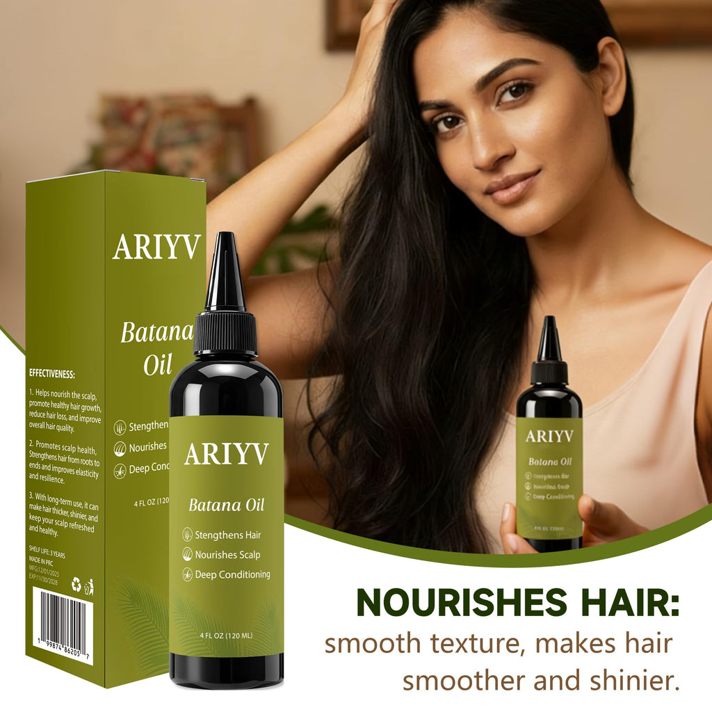 Ariyv Batana Oil for Hair Growth – Natural Batana Oil for Stronger, Shinier Hair