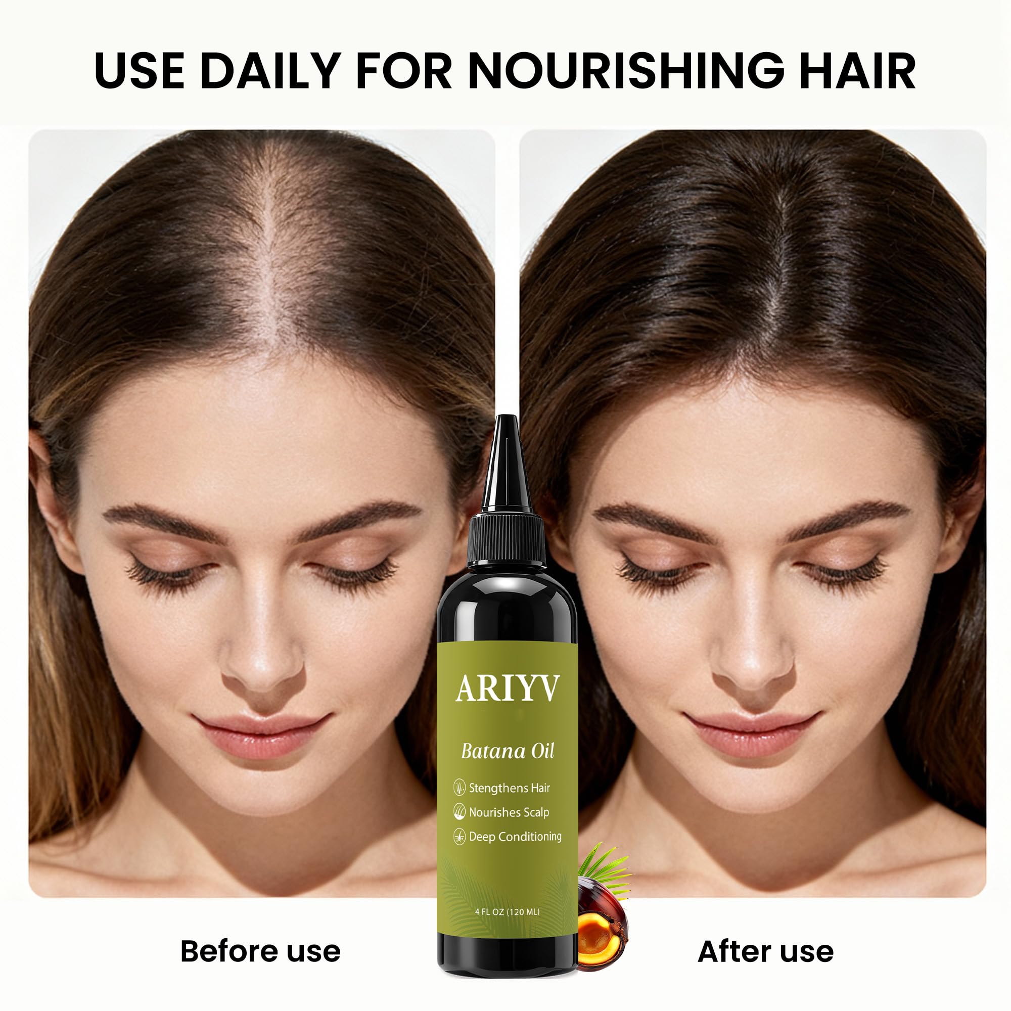 Ariyv Batana Oil for Hair Growth – Natural Batana Oil for Stronger, Shinier Hair