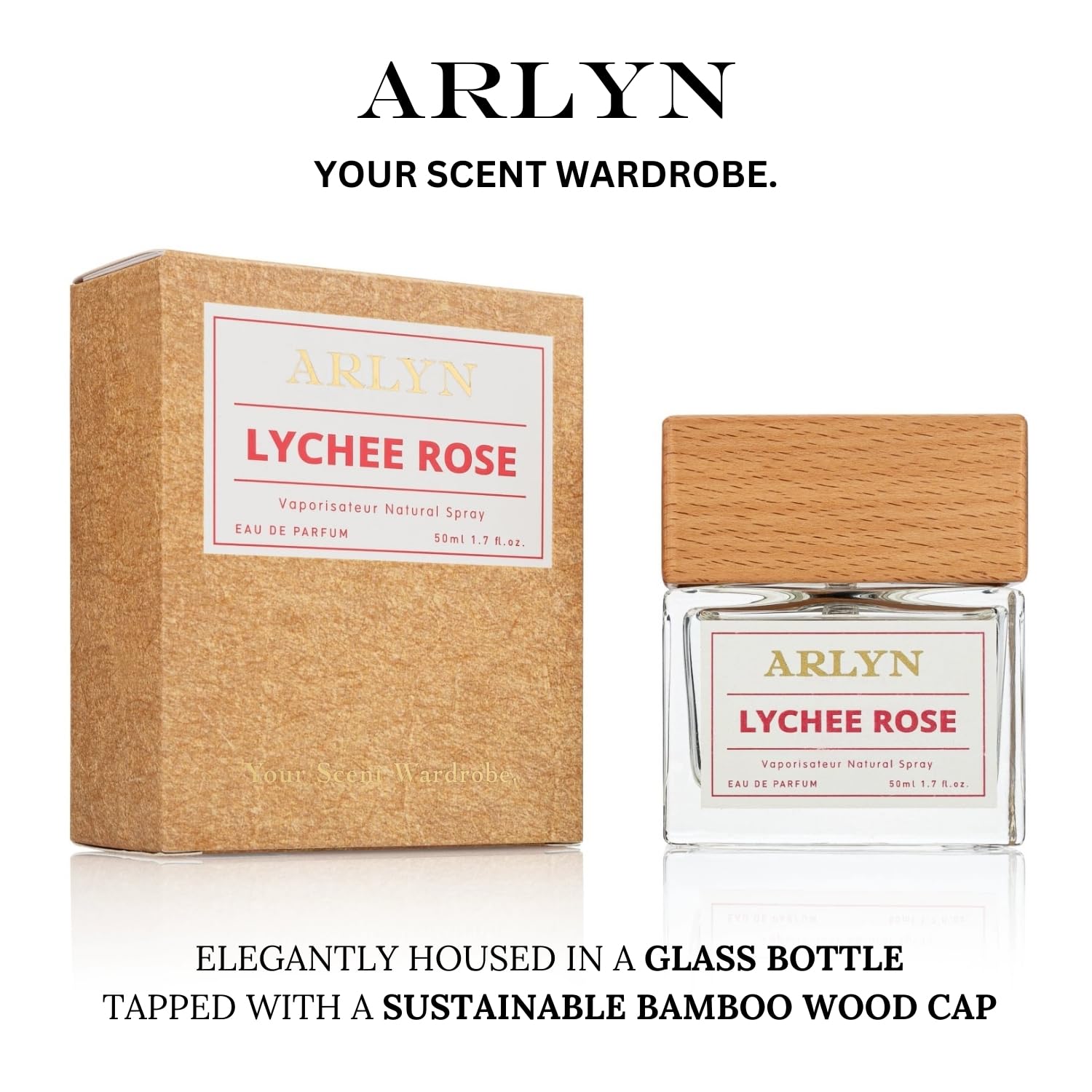 ARLYN Lychee Rose EDP – Inspired by Marly Delina, Long-Lasting Vegan Fragrance