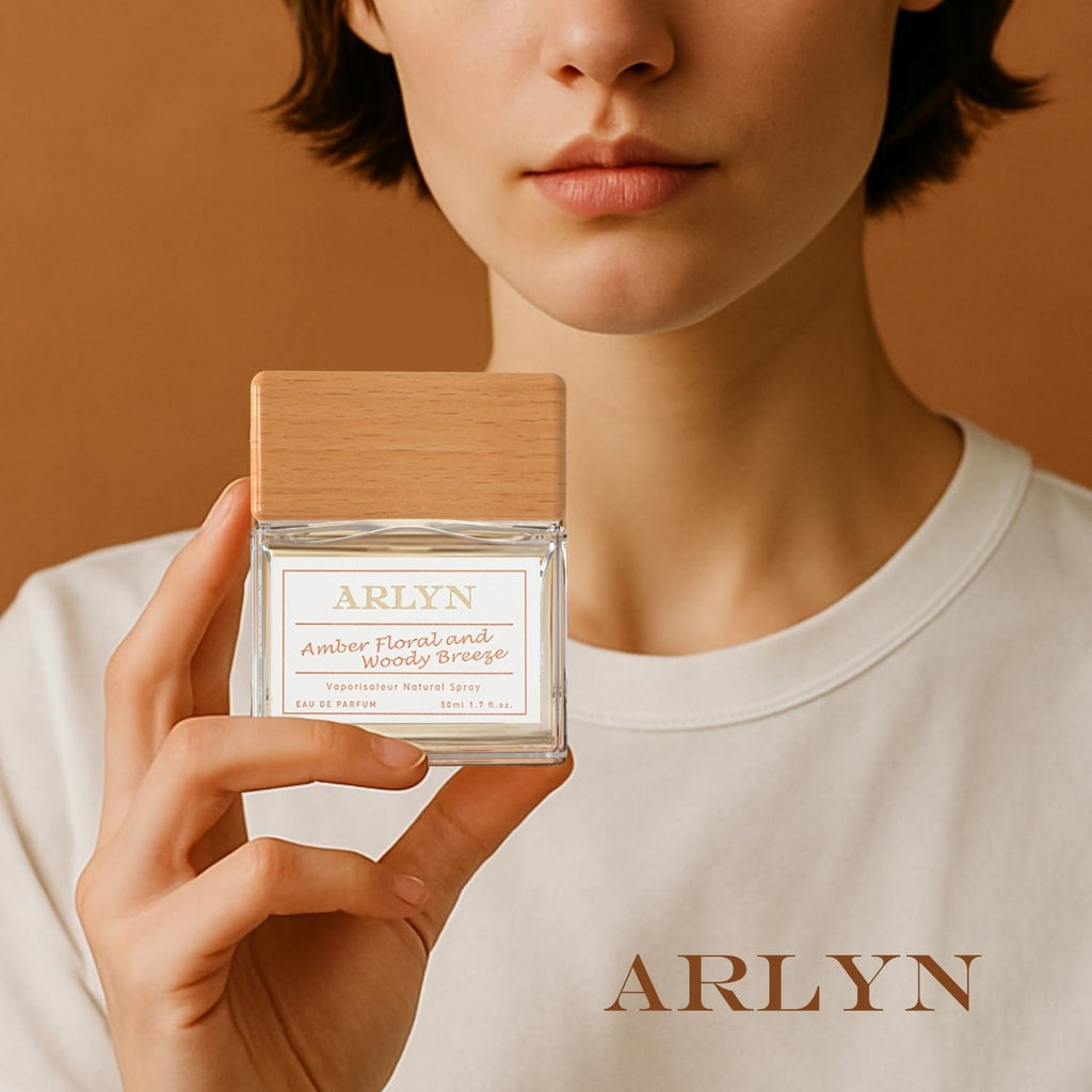 ARLYN Amber Floral Woody Breeze Eau de Parfum – Long-Lasting, Vegan & Clean, Saffron & Jasmine (50ml)
