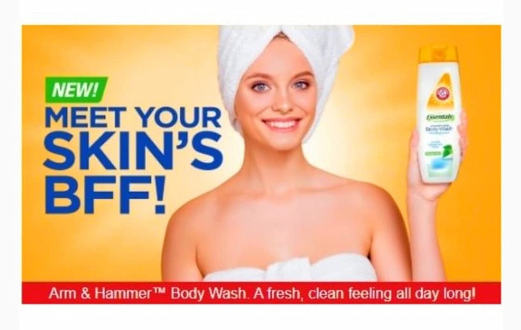 Arm & Hammer Clear Water Ultra Moisturizing Body Wash - Pack of 3s | Dye-Free, Paraben-Free, Vegan