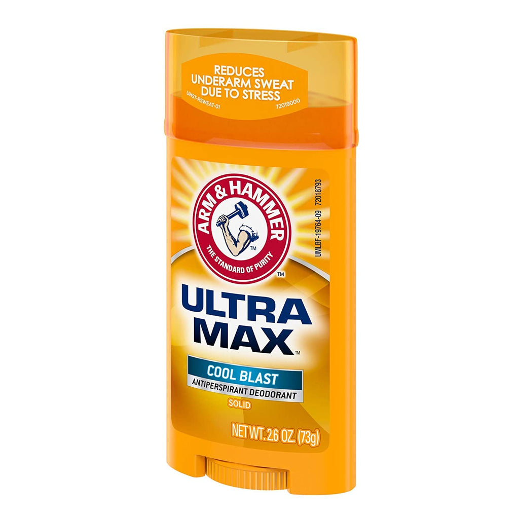 Arm & Hammer Deodorant Ultra Max Cool Blast Solid 2.6 oz (76 ml) 3-Pack