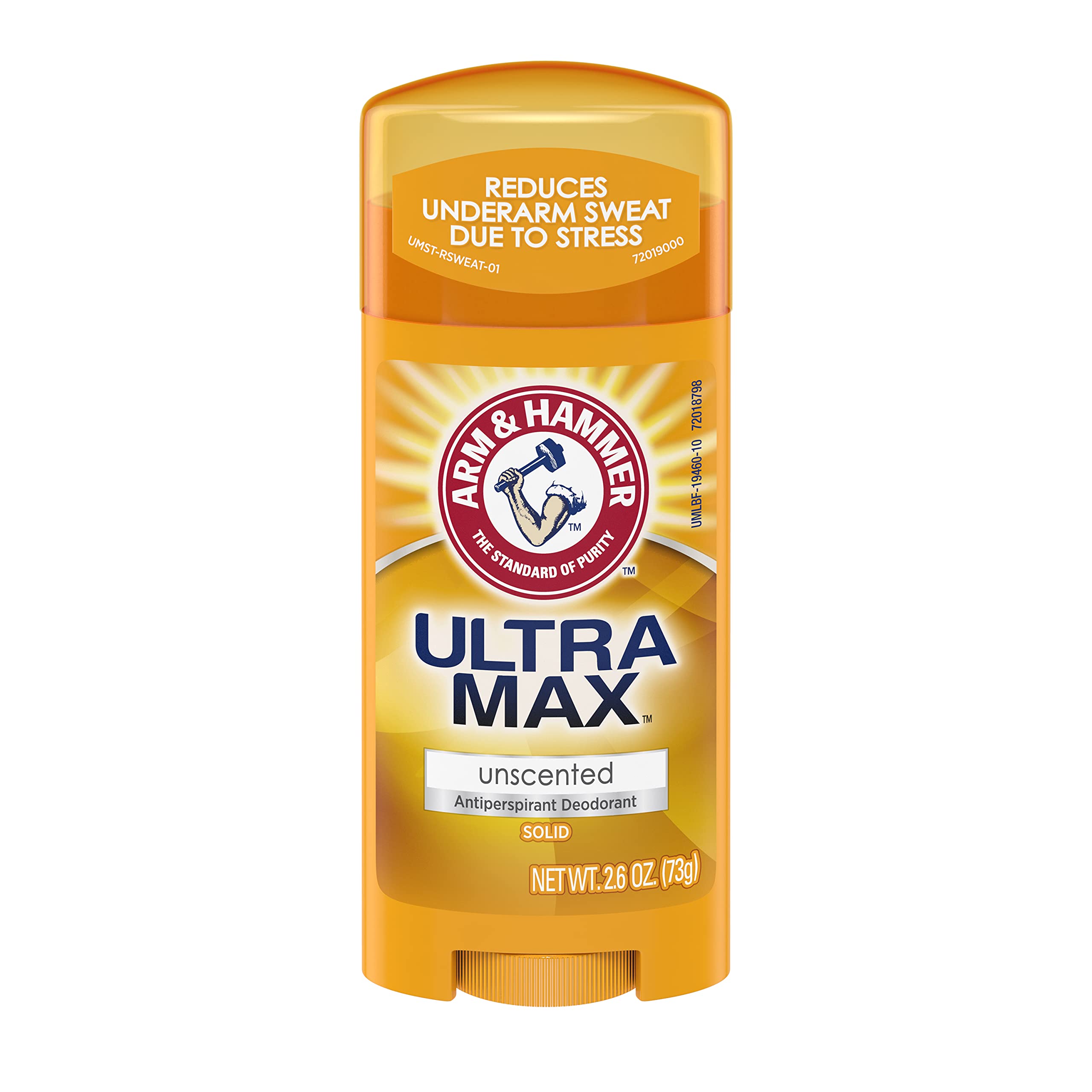 ARM & HAMMER ULTRAMAX Unscented Anti-Perspirant Deodorant Stick – 2.6 oz, Pack of 9