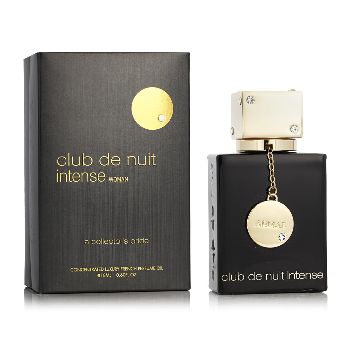Armaf Club de Nuit Intense – Floral, Spicy, Woody Amber Perfume Oil for Women (0.6 oz / 18 ml)