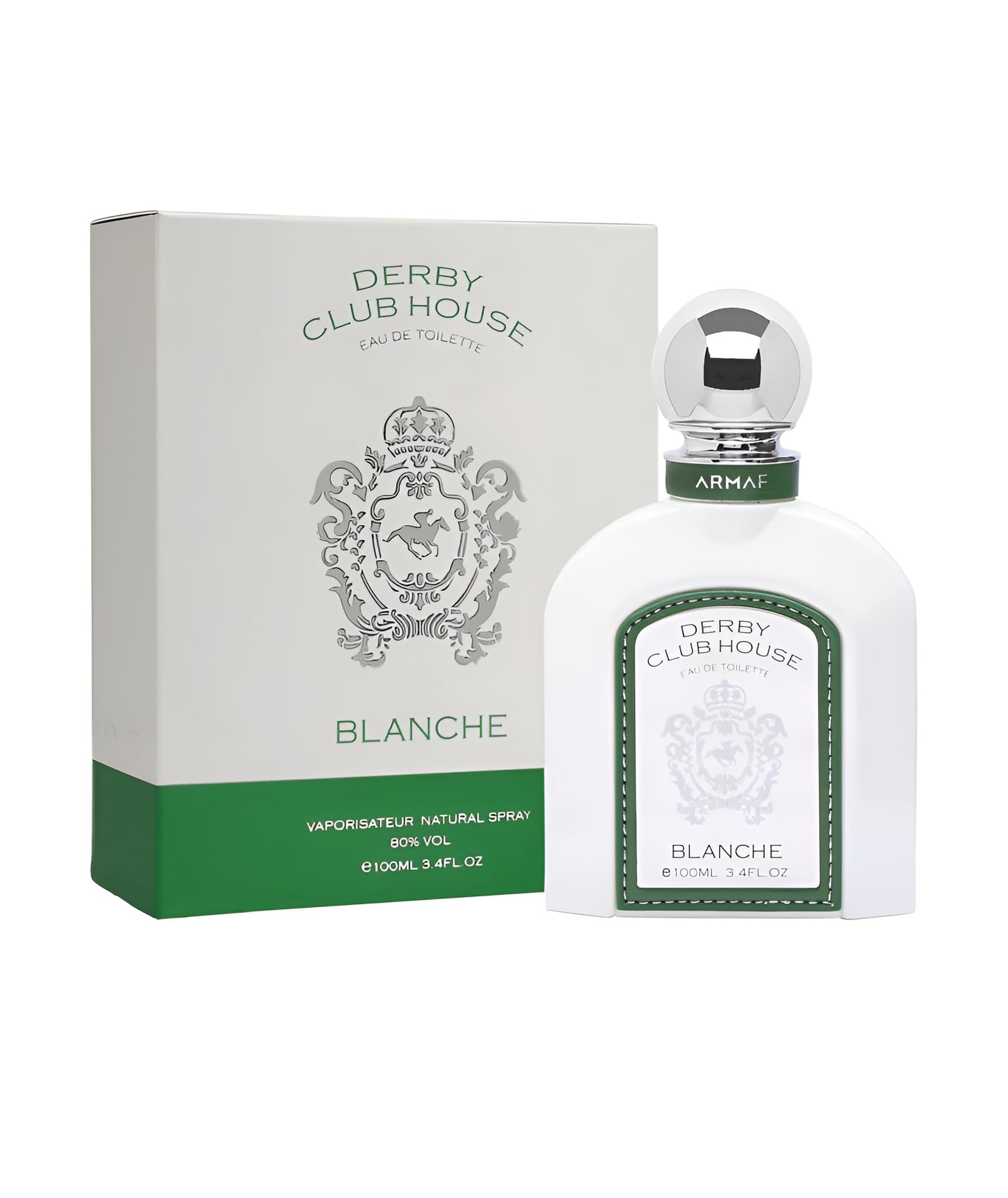 Armaf Derby Club House Blanche for Men – Eau de Toilette Spray, 3.4 oz
