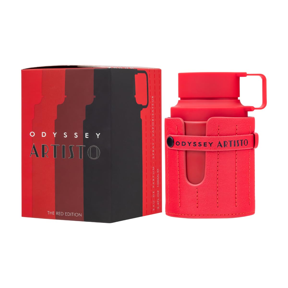 Armaf Odyssey Artisto Red Edition – Unisex EDP, Long-Lasting, 3.4 oz