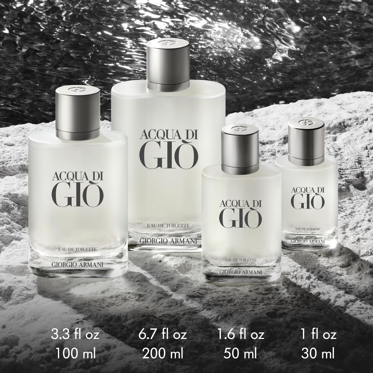 Armani Beauty Acqua di Gio EDT for Men – 6.7 oz | Bergamot, Jasmine & White Musk