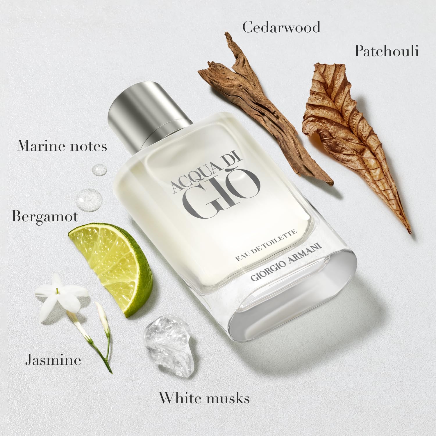 Armani Beauty Acqua di Gio Eau de Toilette Set for Men – Full Size 1.7 oz & Travel Size 0.5 oz