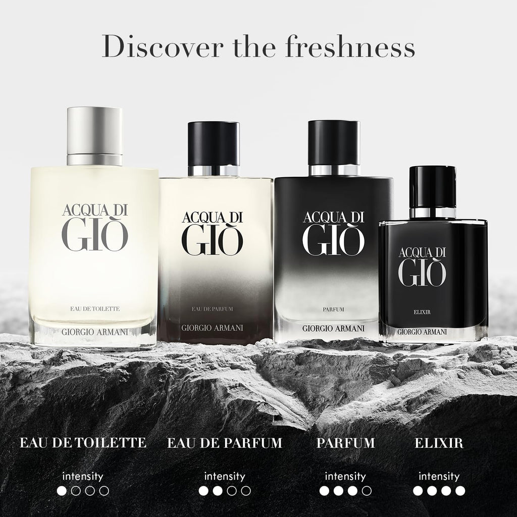 Armani Beauty Acqua di Gio Parfum Gift Set – Men’s Cologne (0.5 & 2.5 fl oz)