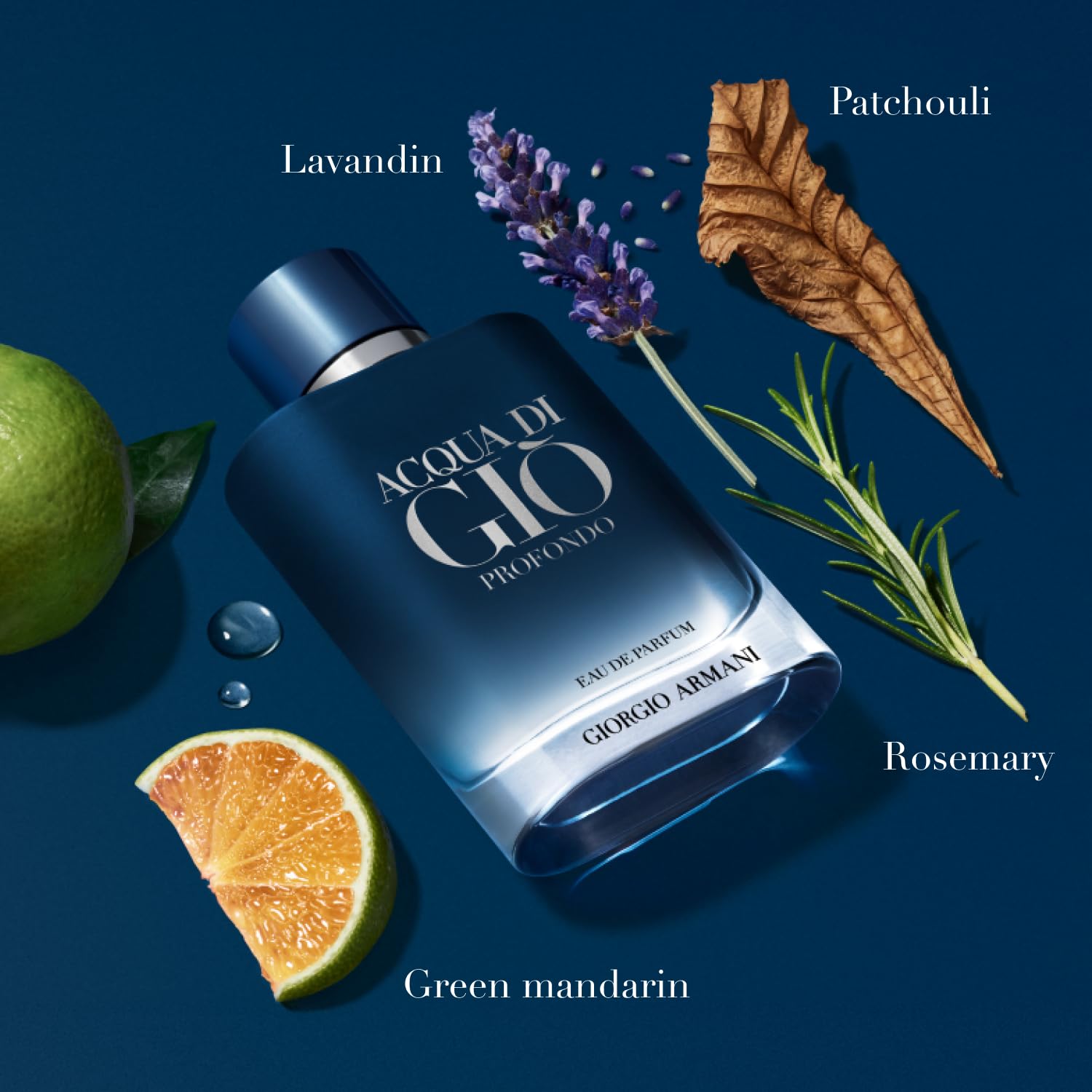 Armani Beauty Acqua di Giò Profondo Eau de Parfum Gift Set for Men | Travel Size + Full Size