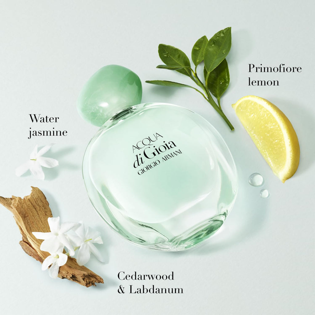 Armani Beauty Acqua di Gioia EDP Gift Set – Full-Size + Travel-Size & Body Lotion