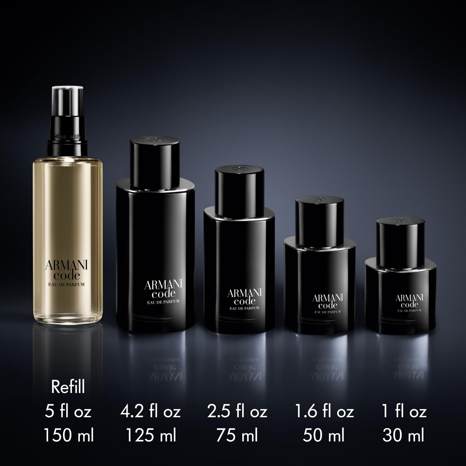 Armani Beauty Code Eau de Parfum for Men | Fougère Ambery Spicy, 5.0 Fl Oz